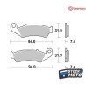 Plaquettes de frein BREMBO route carbone céramique - 07HO2506 HONDA	XR 250 R (ME06) 1995