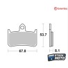 Plaquettes de frein BREMBO route métal fritté - 07HO28SA HONDA CBR 900 RR FIREBLADE (SC33)