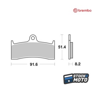 Plaquettes de frein BREMBO...