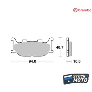 Plaquettes de frein BREMBO...