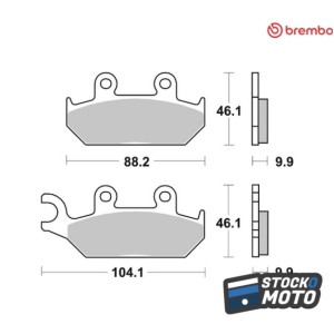 Plaquettes de frein BREMBO...