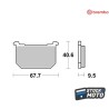 Plaquettes de frein BREMBO route carbone céramique - 07KA0608 KAWASAKI	KZ 440 LTD (KZ440A)