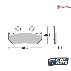 Plaquettes de frein BREMBO...