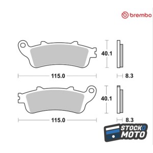 Plaquettes de frein BREMBO...