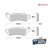 Plaquettes de frein BREMBO route métal fritté - 07HO42SA HONDA VFR 800 1998 à 2005