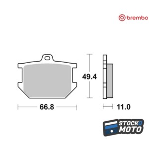 Plaquettes de frein BREMBO...