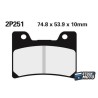 Plaquettes de freins Nissin route semi-métallique - 2P-251NS V-MAX