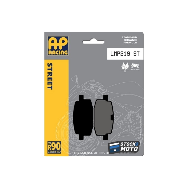 Plaquettes de frein LMP219ST BRAKE PADS ORGANIC SKYTEAM 50 DAX de 2007 à 2010.