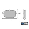 Plaquettes de frein SEMC-BREMBO-07YA18 XT600 88/XT600TEN85 YA17