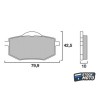 Plaquettes de frein SEMC-BREMBO-07YA19 YAMAHA XV400 535 VIRAGO YA20
