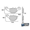 Plaquettes de frein SEMC-BREMBO-07036 SUZUKI AN125 AV SU21