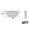 Plaquettes de frein SEMC-BREMBO-07052 arrière YAMAHA XP T MAX 02 XJR 1300 01 02 YA37