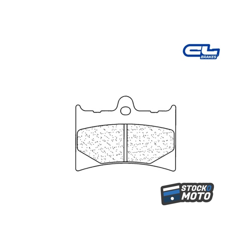Plaquettes de frein CL BRAKES route métal fritté - 2398A3+ APRILIA TUONO 125 de 2001 à 2007.