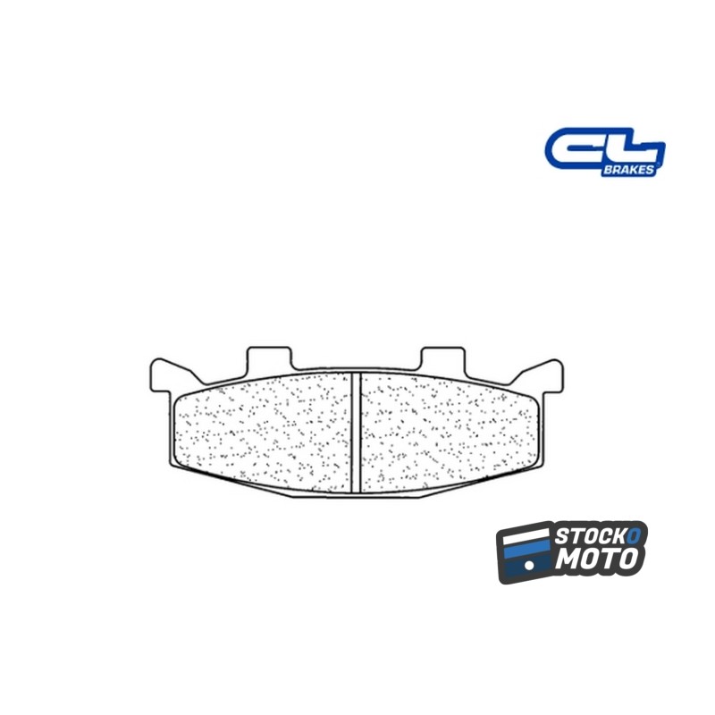 Plaquettes de frein CL BRAKES route métal fritté - 2304A3+ KAWASAKI ER-5 de 1997 à 2000.
