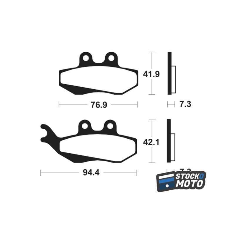 Plaquettes de frein BENDIX MA189