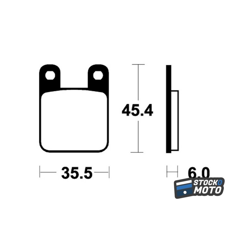 Plaquettes de frein BENDIX - MA59 YAMAHA	DT 50