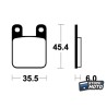 Plaquettes de frein BENDIX - MA59 YAMAHA	DT 50
