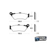Plaquettes de frein BENDIX MF174 BMW F 650 GS de 2000 à 2012.