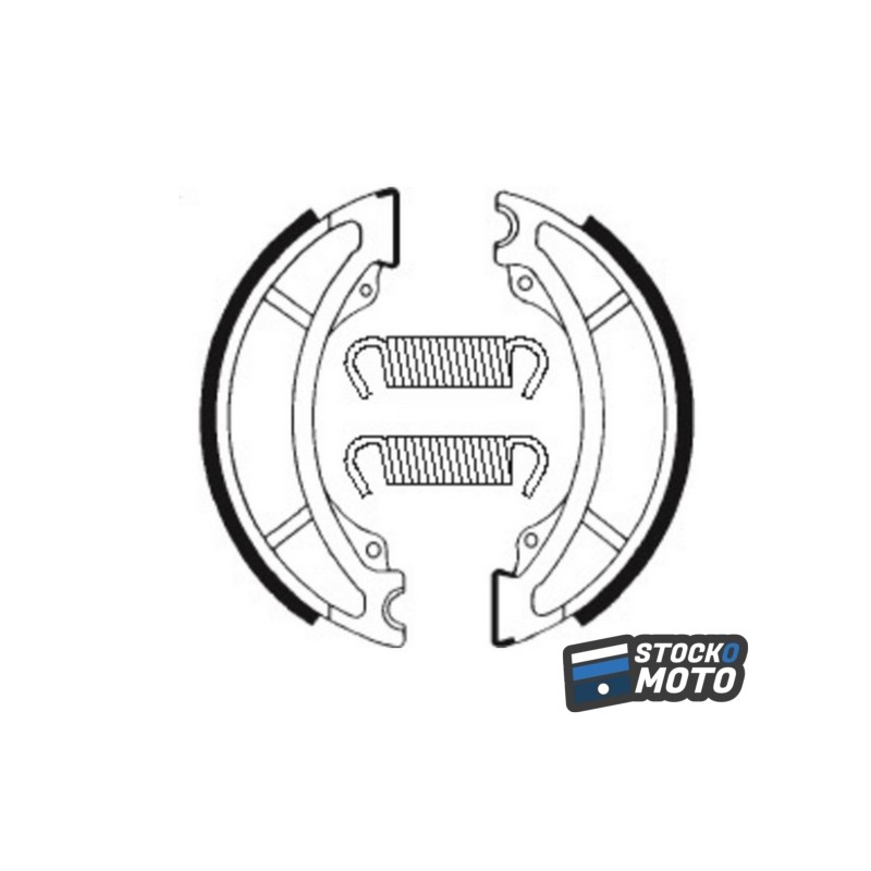 Mâchoires de frein BENDIX BA036 YAMAHA YZ 250 de 1982 à 1984.