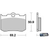 Plaquettes de frein SBS BRAKES pads 662H.C