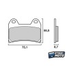 Plaquettes de frein SEMC-BREMBO-07BB19