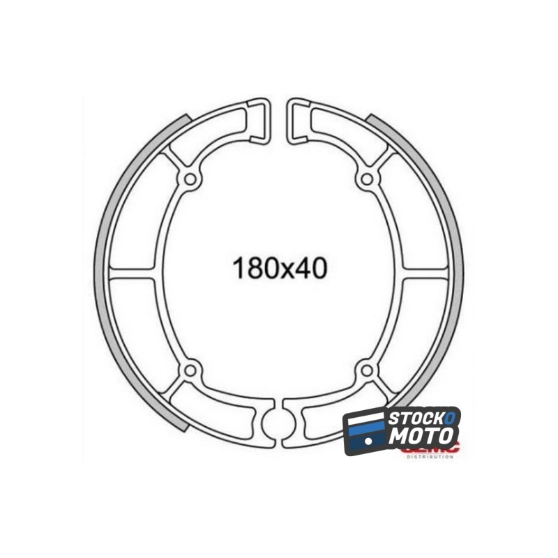 Mâchoires de freins SEMC VN750 86 AR