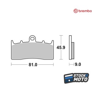 Plaquettes de frein BREMBO...