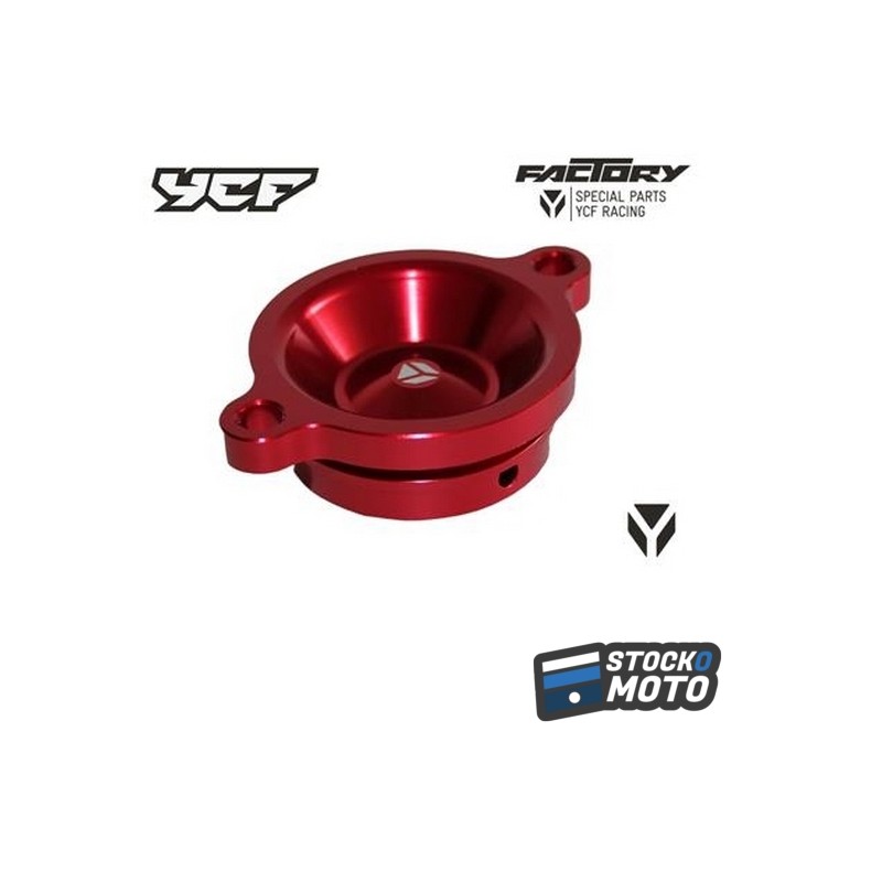 CARTER DE FILTRE A HUILE CNC POUR DAYTONA ROUGE