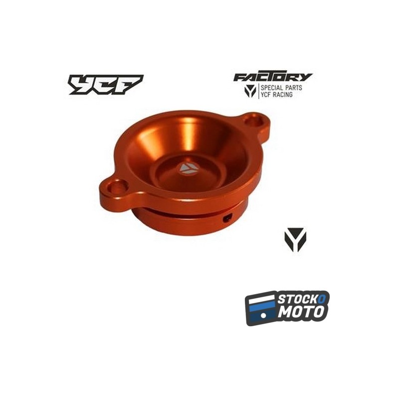 CARTER DE FILTRE A HUILE CNC POUR DAYTONA ORANGE